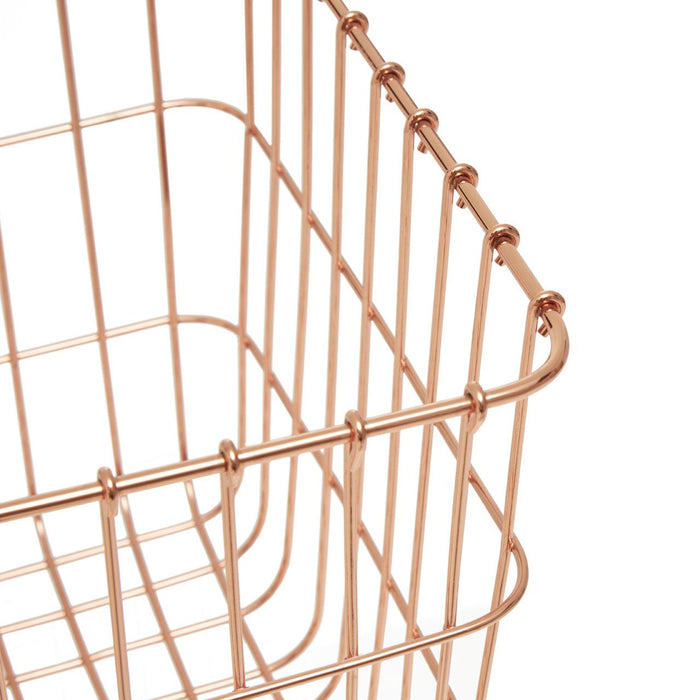 Vertex Square Basket - Copper