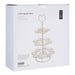Cream Iron Wire 3 Tier Cupcake Stand 18 Cups - Modern Home Interiors