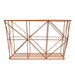 Vertex Copper Finish Tapered Wire Basket - Modern Home Interiors