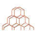 Vertex 10 Bottle Copper Plated Spice Rack - Modern Home Interiors