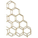 Vertex 15 Bottle Gold Plated Spice Rack - Modern Home Interiors