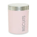 Liberty Pink Enamel Biscuits Canister - Modern Home Interiors