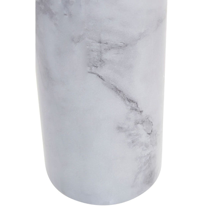 White/Grey Marble Effect Pasta Canister