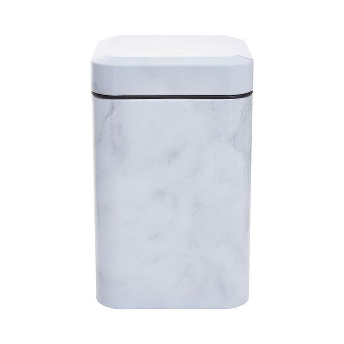 White/Grey Marble Effect Storage Tin Set