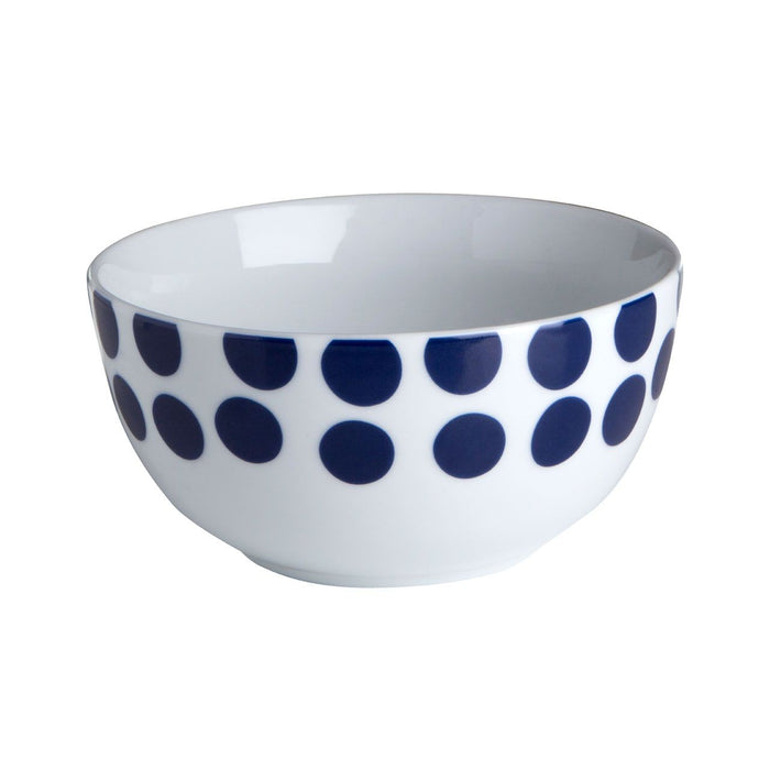 Blue Dotted Dinner Plates Set (12pc)