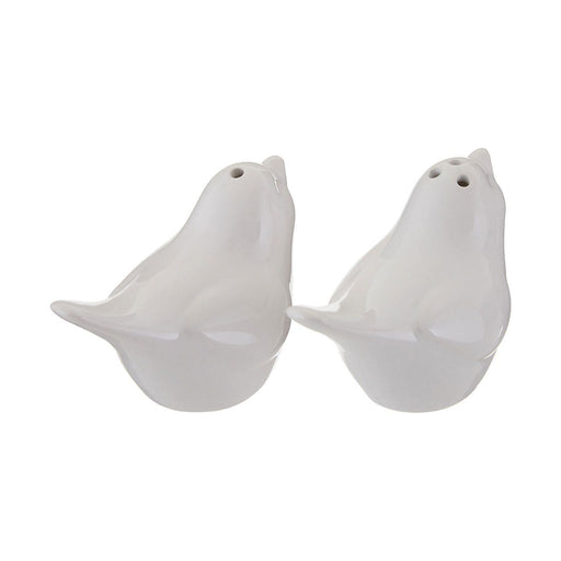 Pretty Things Bird White Salt and Pepper Set - Modern Home Interiors