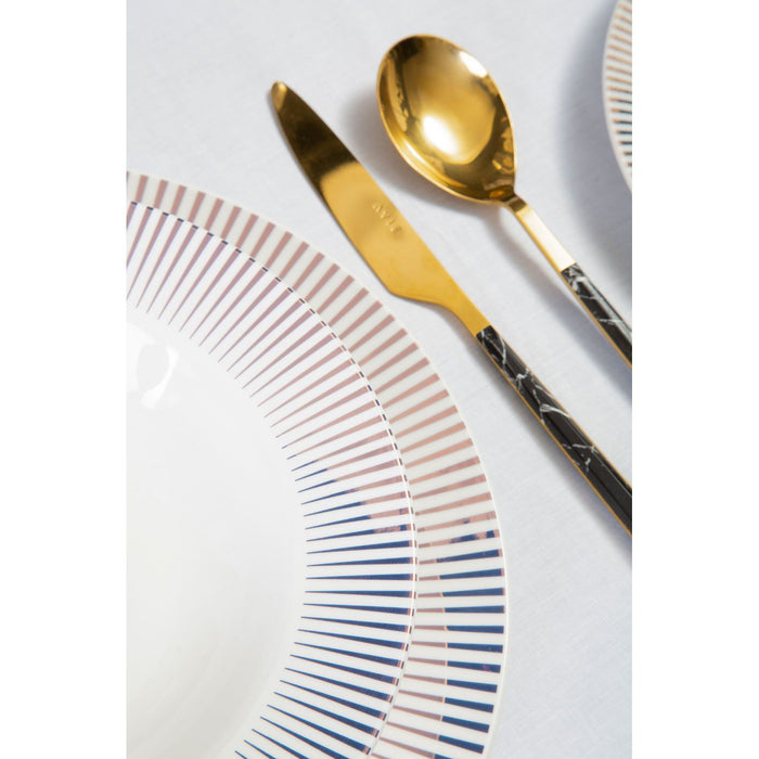 Spoke Dinner Plates Set (12pc)