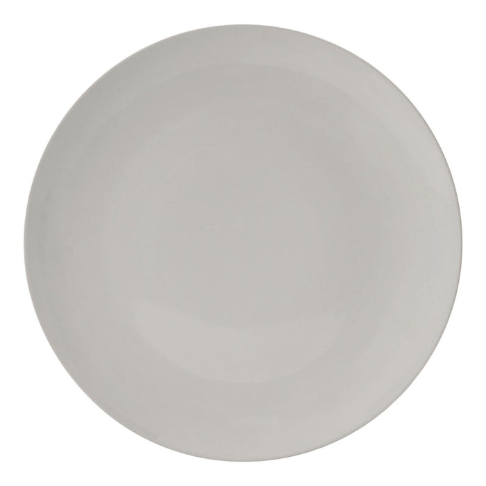 12 PC WHITE STONEWARE DINNER SET - Modern Home Interiors