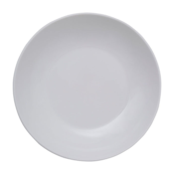 White Porcelain Dinner Plates (16pc)