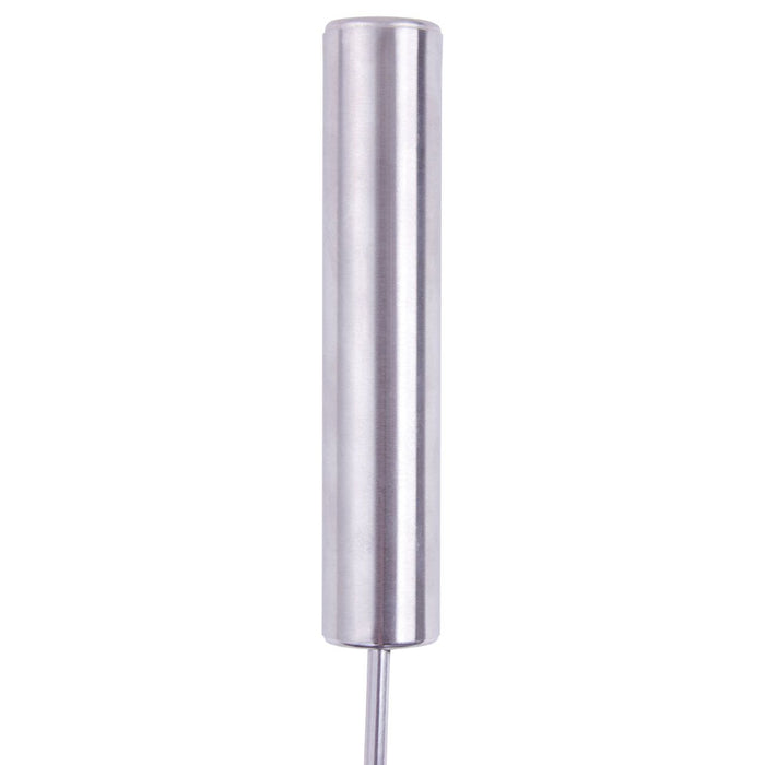 Matte Finish Stainless Steel Press and Spin Kitchen Gadget Whisk