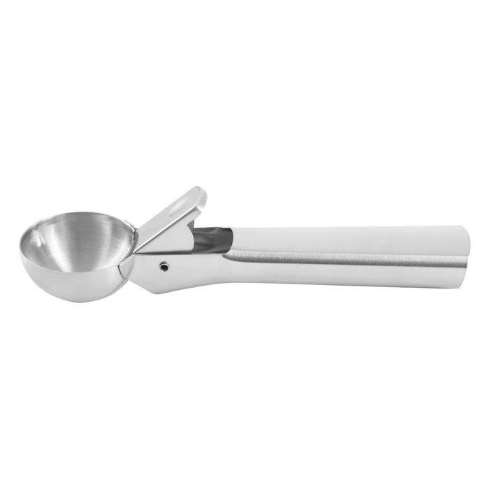 Matte Finish Curved Metal Ice Cream Scoop