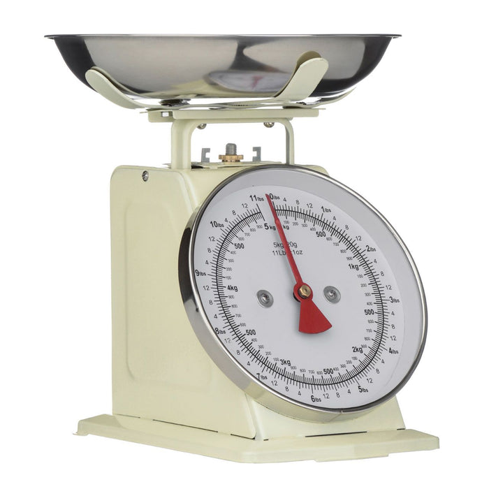 Retro Kitchen Scale 5KG - Cream