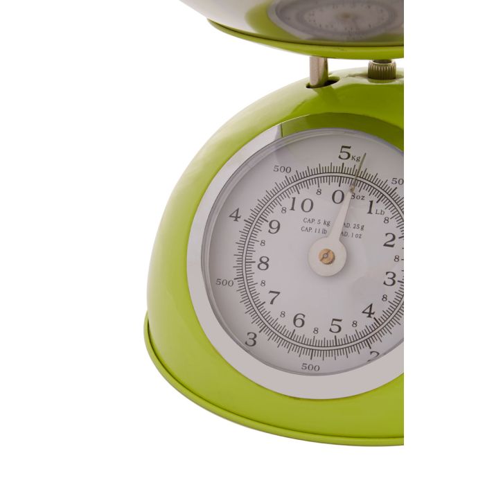 Round Half Circle Design Kitchen Scale 5KG - Lime Green