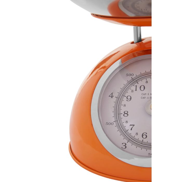 Round Half Circle Design Kitchen Scale 5KG - Orange