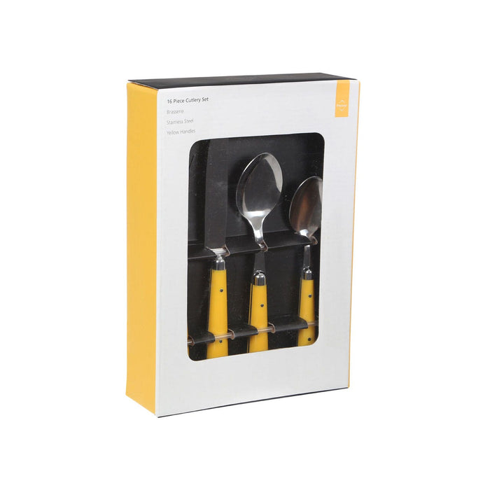 Brasserie 16Pc Cutlery Set - 9 Colours Available - Modern Home Interiors