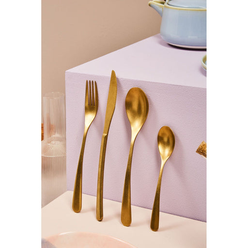 Avie 16pc Cutlery Set with Curved Handles - Modern Home Interiors