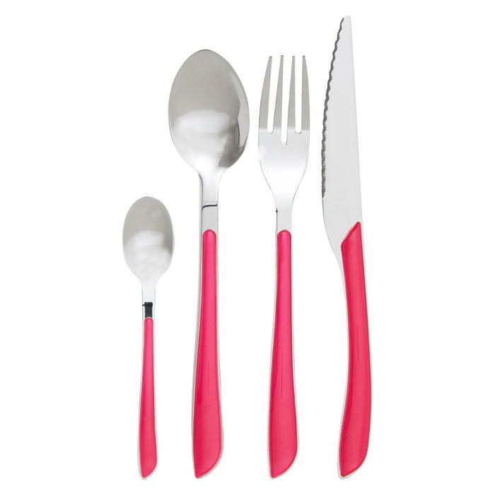 Zuma Multi Coloured Pastel Cutlery Set - 24Pc