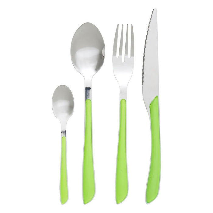 Zuma Multi Coloured Pastel Cutlery Set - 24Pc