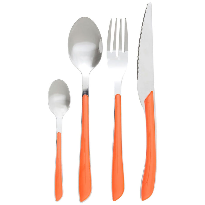 Zuma Multi Coloured Pastel Cutlery Set - 24Pc