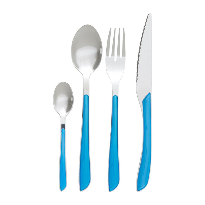 Zuma Multi Coloured Pastel Cutlery Set - 24Pc