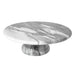 White/Grey Marble Cake Stand - Modern Home Interiors