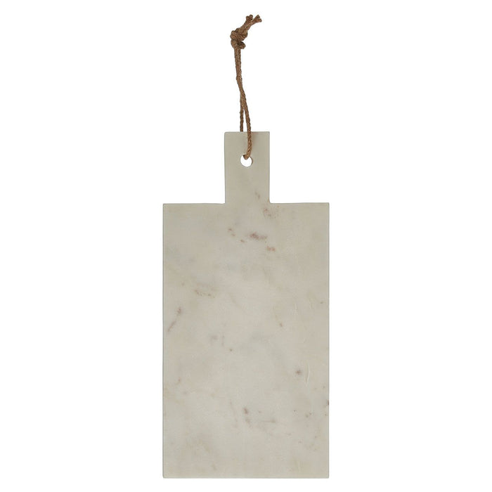 Paddle Board Chopping Board White and Grey Stone Marble - 44 x 21cm