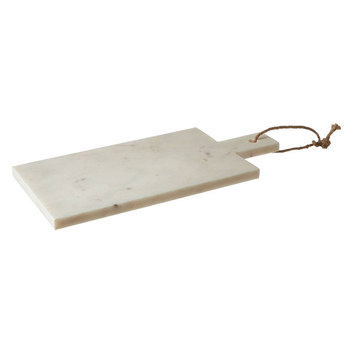 Paddle Board Chopping Board White and Grey Stone Marble - 44 x 21cm