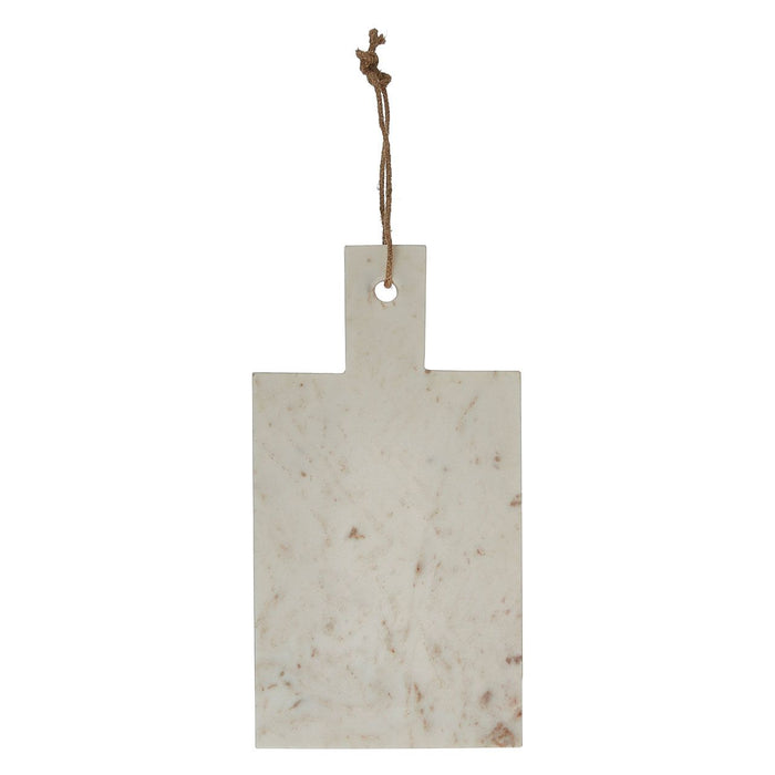 Paddle Board Chopping Board White and Grey Stone Marble - 36 x 19cm