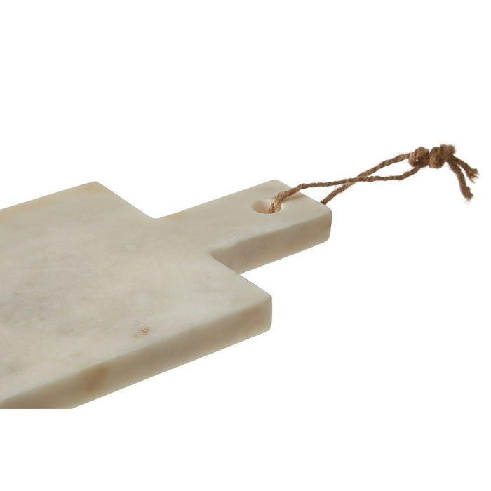 Paddle Board Chopping Board White and Grey Stone Marble - 30 x 15cm