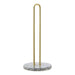 White Marble/Brass Gold Kitchen Roll Holder - Modern Home Interiors