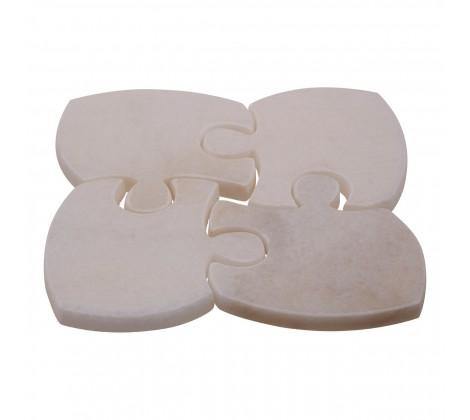 Marble Jigsaw Coasters - Modern Home Interiors