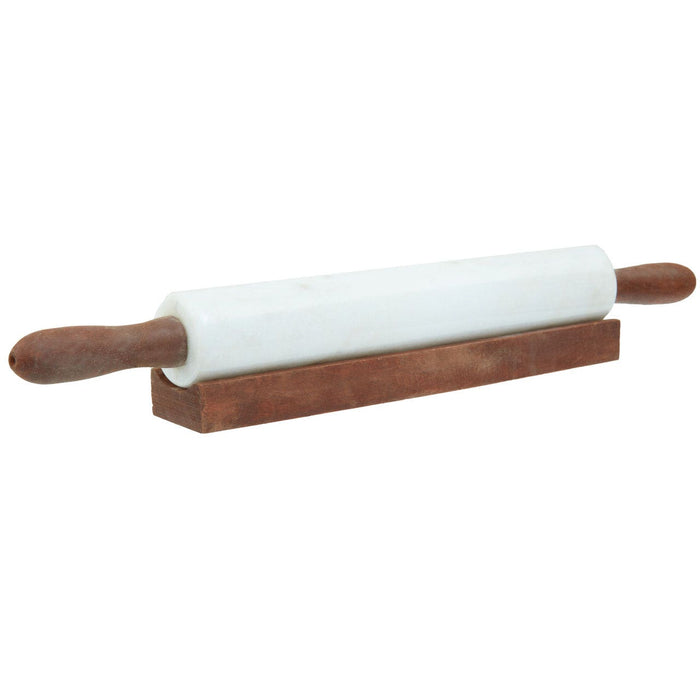 Ziarat White Marble Rolling Pin - Modern Home Interiors