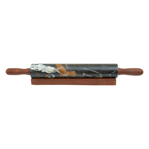 Ziarat Black and Gold Marble Rolling Pin - Modern Home Interiors