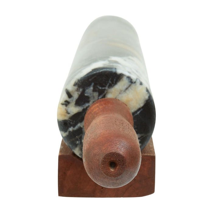 Ziarat Black and Gold Marble Rolling Pin - Modern Home Interiors