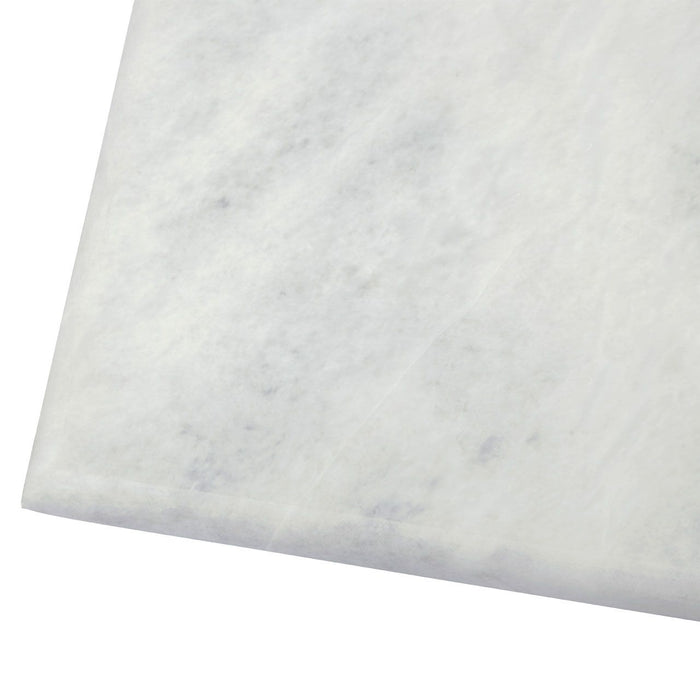 Raised Platform White Stone Marble Chopping Board - Rectangular 31 x 21cm