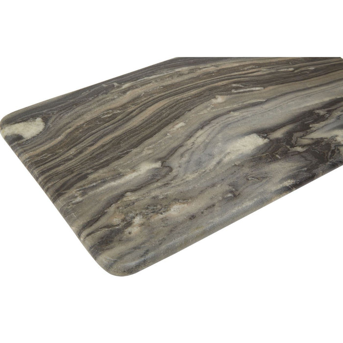 Black Stone Marble Chopping Board Rectangular with Handle - 23 x 46cm