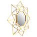 Farah Gold Geo Wall Mirror - Modern Home Interiors