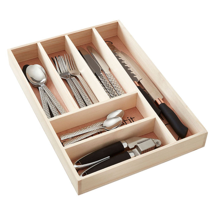 Wooden Modern Design Cutlery Tray 30 x 42cm