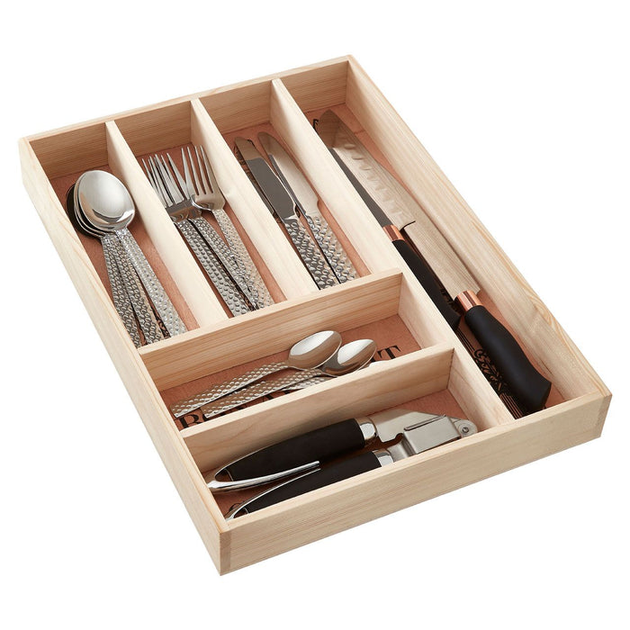 Wooden Vintage Design Cutlery Tray 30 x 42cm