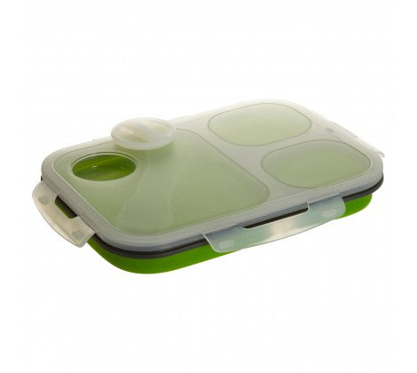 Grub Tub Green Collapsible Lunch Box with Spork - Modern Home Interiors