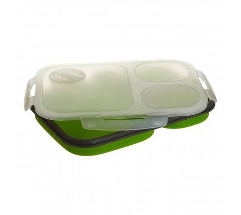 Grub Tub Green Collapsible Lunch Box with Spork - Modern Home Interiors