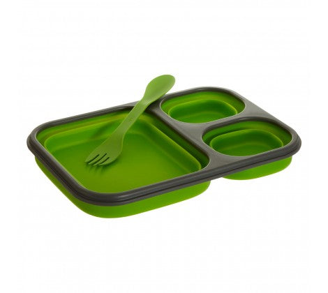 Grub Tub Green Collapsible Lunch Box with Spork - Modern Home Interiors