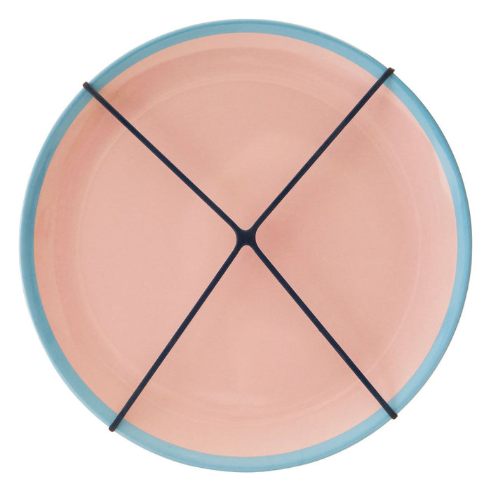 MIMO SET OF 4 MELAMINE PLATES - 4 COLOURS - Modern Home Interiors