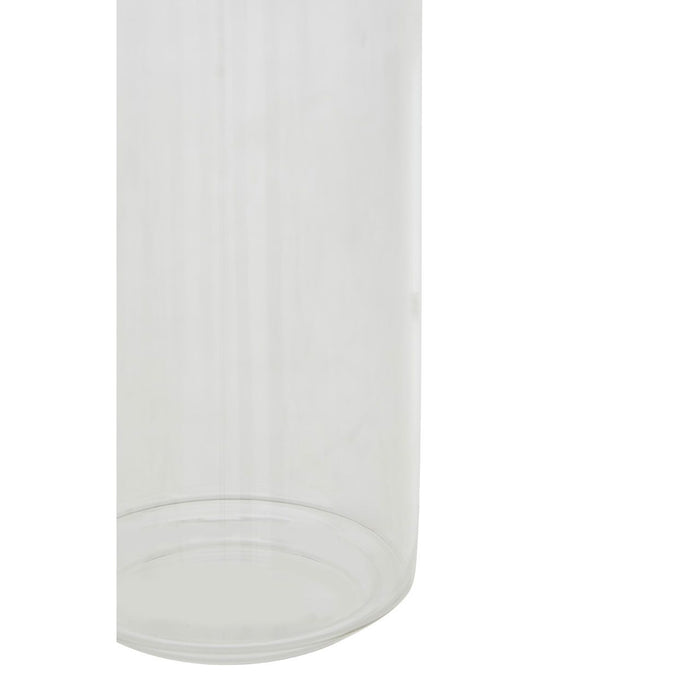 Freska Clear Glass and Acacia Wood Preserving Food Storage Jar - 1600ml