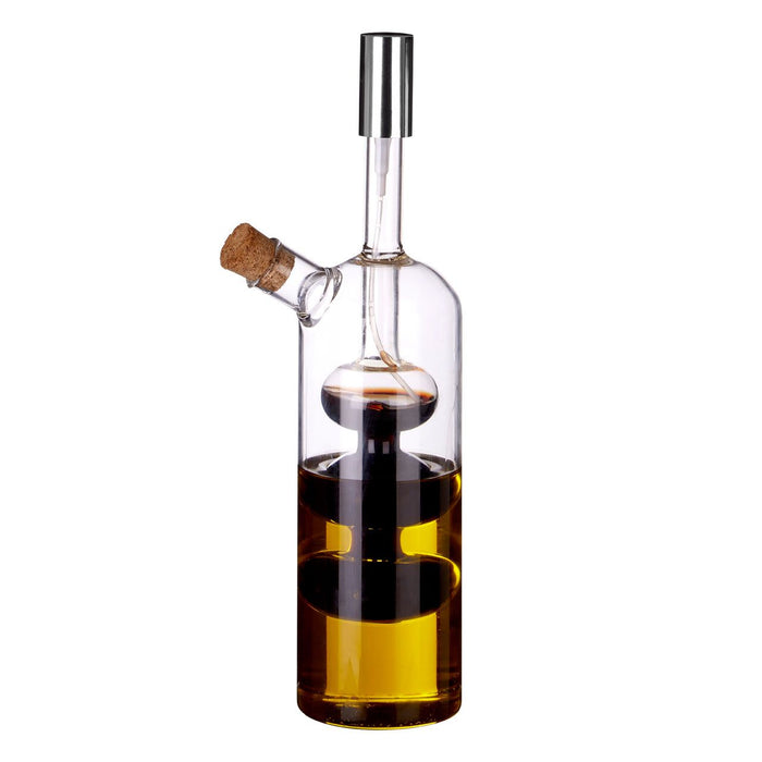 Oil and Vinegar Dispenser Apparatus Pourer / Sprayer Glass Bottle