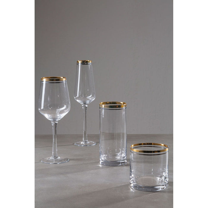 Charles Champagne Glasses - (4pc)