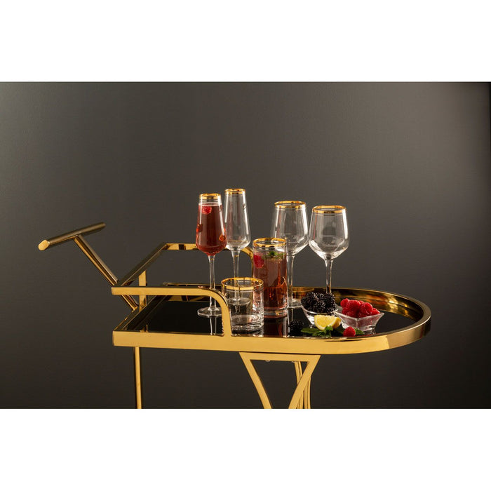 Charles Champagne Glasses - (4pc)