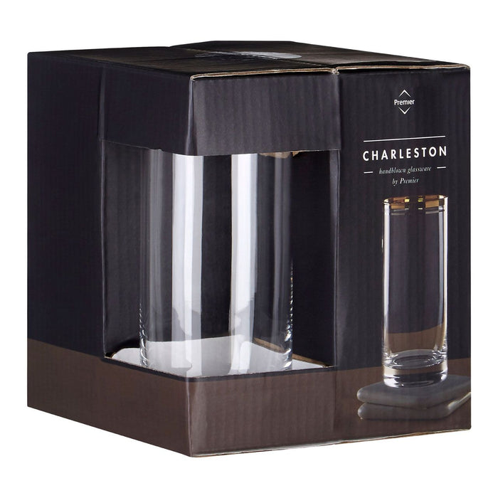 Charles Highball Glasses - (4pc)