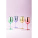 MIMO SET OF 4 ASSORTED COLOURS WINE GLASSES - Modern Home Interiors