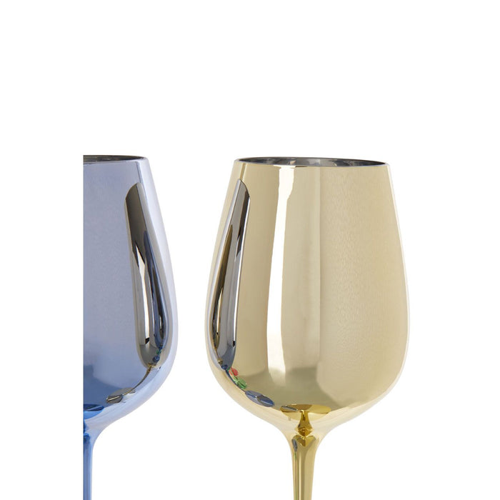 MIMO SET OF 4 ASSORTED COLOURS WINE GLASSES - Modern Home Interiors